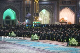 ویدئو| آئین خطبه خوانی حرم امام رضا (ع) در شب عاشورا (۲۵ تیر ۱۴۰۳)