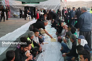 زائران پیاده حرم امام رضا (ع)