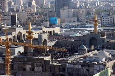 نماز عید فطر در حرم مطهر رضوی