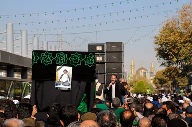 تشییع پیکر حجت الاسلام سید جعفر طباطبایی در مشهد