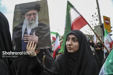 گزارش تصویری | مراسم چهلمین روز شهادت رهبر شهید انقلاب اسلامی در مشهد ۱