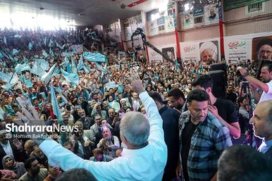 عکس‌هایی از سفر انتخاباتی «مسعود پزشکیان» به مشهد