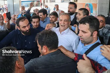 عکس‌هایی از سفر انتخاباتی «مسعود پزشکیان» به مشهد