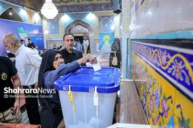 آخرین ساعات انتخابات ریاست جمهوری در حرم مطهر رضوی
