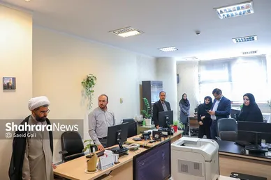 بازدید اعضای شورای اسلامی شهر مشهد از روزنامه شهرآرا