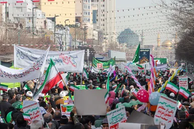 راهپیمایی 22 بهمن در مشهد - 2