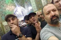 بازیگران سریال پایتخت ۷ در حرم امام رضا (ع) + فیلم
