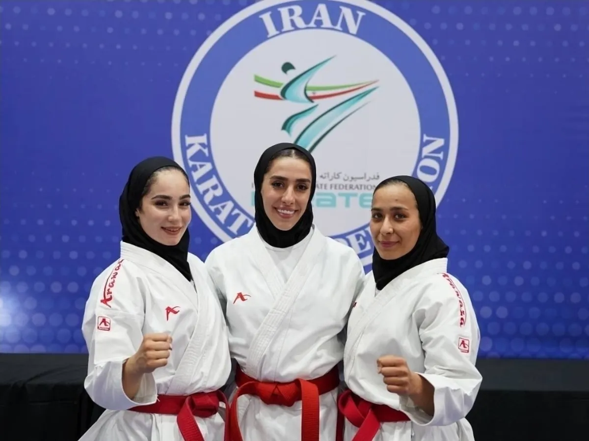 کسب مدال برنز کاتای تیم بانوان ایران در دومین روز رقابت‌های کاراته قهرمانی آسیا