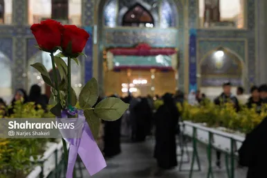 حال‌وهوای حرم مطهر امام‌رضا(ع) در شب میلاد کریم اهل‌بیت(ع)
