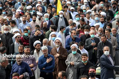 تشییع پیکر شهید حجت الاسلام محمد اصلانی در مشهد