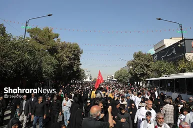 مراسم استقبال کاروان پیاده انصار الحسین (ع)