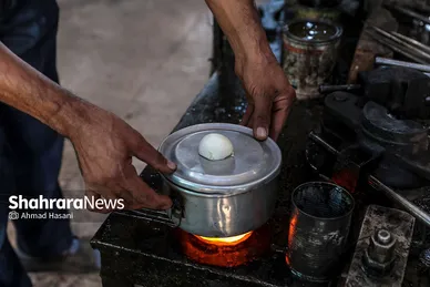 کارگاه شیشه گری سنتی