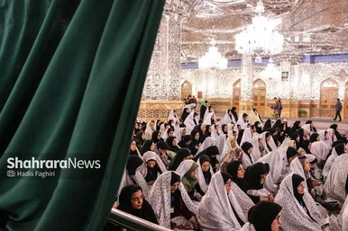 بزرگداشت مقام پرستار در حرم رضوی