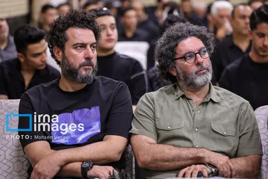 عکس‌هایی از مراسم ترحیم شهید «علیرضا تنابنده» برادرزاده محسن تنابنده