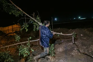 منازل سیل‌زده محله سیدی مشهد