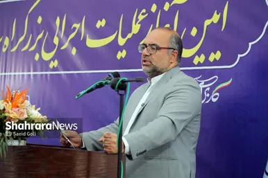 گزارش تصویری | آغاز عملیات اجرایی بزرگراه سیدالشهدا و بازدید از تصفیه‌خانه پرکندآباد با حضور استاندار خراسان رضوی