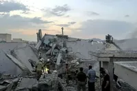 حمله دشمن به منطقه مسکونی در تهران موجب نشت گاز شد
