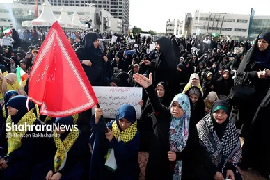 گزارش تصویری | اجتماع مردمی حامیان «طرح نور» در مشهد