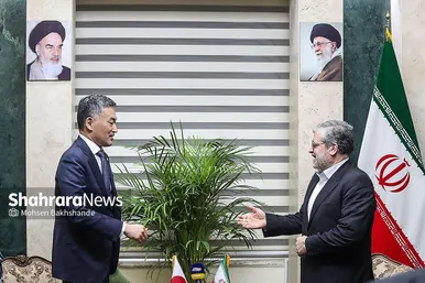 گزارش تصویری | دیدار شهردار مشهد مقدس با سفیر ژاپن در ایران (۲۳ دی ۱۴۰۳)