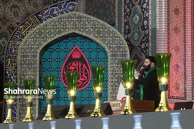 مراسم احیاء شب ۲۳ ماه رمضان در حرم مطهر رضوی