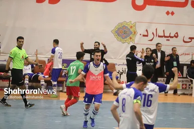 لیگ برتر فوتسال | مسابقه رکن آذین مشهد و سفیر گفتمان