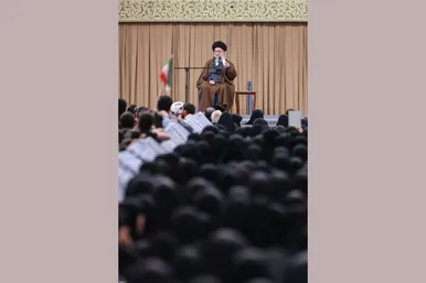 گزارش تصویری | دیدار دانش‌آموزان و دانشجویان با رهبر معظم انقلاب اسلامی، به‌مناسبت سیزدهم آبان‌ماه (۱۲ آبان ۱۴۰۴)