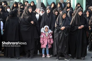 تشییع پیکر شهید مدافع امنیت «حسن براتی» در مشهد