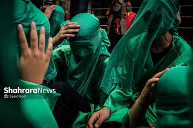 گزارش تصویری | تعزیه دوازدهم محرم در حسینیه کرمانی های مشهد