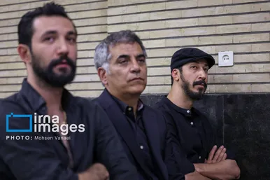 عکس‌هایی از مراسم ترحیم شهید «علیرضا تنابنده» برادرزاده محسن تنابنده
