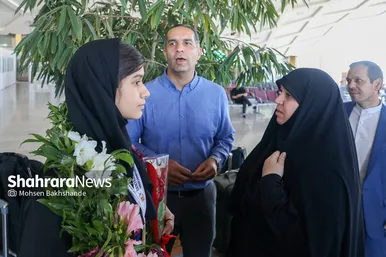 مراسم استقبال از قهرمانان نوجوان بدمینتون آسیا