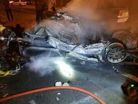 ویدئو| عاقبت توقف وسط اتوبان
