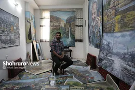 محمد چناری، نقاش خیابان&zwnj;های مشهد