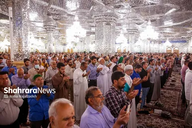 نماز عید سعید قربان در حرم مطهر رضوی