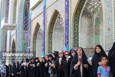 عکس‌هایی از انتخابات ریاست جمهوری در مشهد- ۳ (۸ تیرماه ۱۴۰۳)