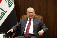 ویدئو | رئیس جمهور عراق وارد تهران شد
