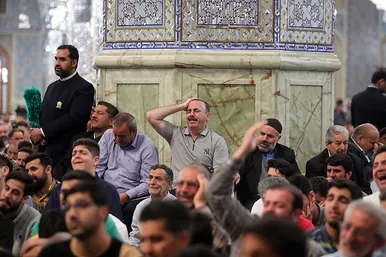 مراسم مناجات شب های ماه مبارک رمضان در حرم مطهر رضوی