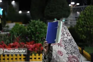 مراسم احیاء شب ۱۹ ماه مبارک رمضان در حرم مطهر رضوی