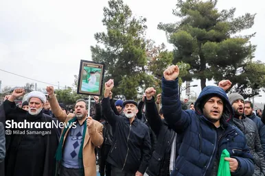 گزارش تصویری | تجمع دانشجویان مشهد در حمایت از پاسخ ایران به تجاوز آمریکایی - صهیونیستی به کشور (۱۲ اسفند ۱۴۰۴)