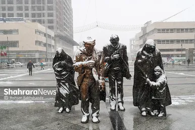 گزارش تصویری | بارش برف در مشهد (۲۱ بهمن ۱۴۰۳)