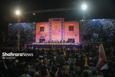 گزارش تصویری | محفل قرآنی «اربعین رهبر شهید» در میدان شهدای مشهد