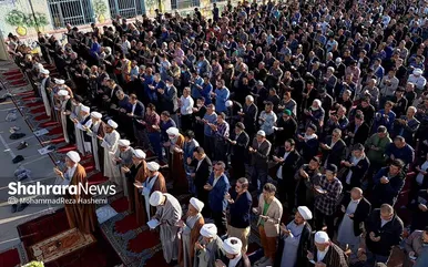 نماز عید سعید فطر مهاجران افغانستانی در محله گلشهر