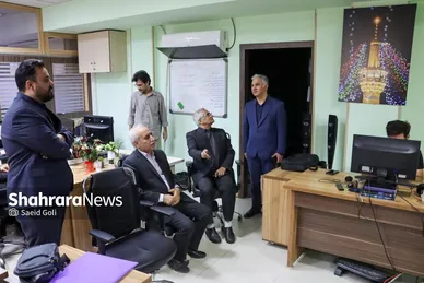 گزارش تصویری | بازدید مدیران استانی و شهری از روزنامه شهرآرا به مناسبت روز خبرنگار - ۲