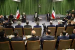 دیدار اعضای هیئت دولت سیزدهم با رهبر معظم انقلاب | حضرت آیت‌الله خامنه‌ای: دولت آقای رئیسی، دولت کار و امید و حرکت بود + فیلم و عکس