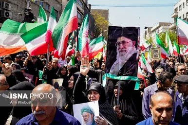 گزارش تصویری | مراسم اربعین رهبر شهید انقلاب در تهران