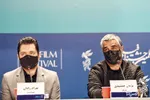 تصاویر ترلان پروانه و پژمان جمشیدی در نشست رسانه‌ای فیلم «علف‌زار»