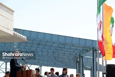 افتتاح فرودگاه گناباد با حضور رئیس مجلس و وزیر راه