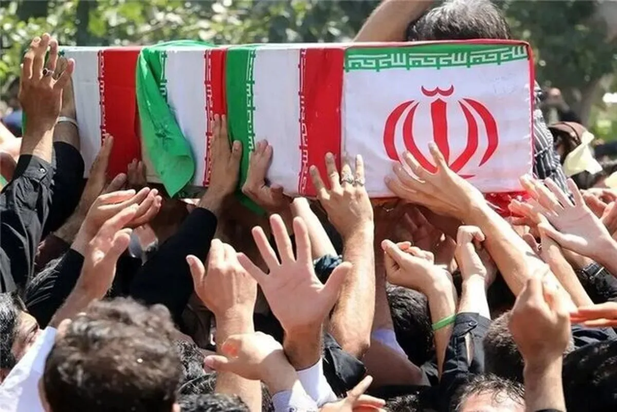 تشییع پیکر ۴ شهید اقتدار در خراسان شمالی