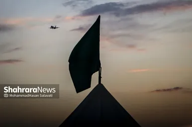 گزارش تصویری | مراسم خیمه سوزان عصر عاشورا در مشهد