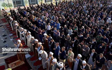 نماز عید سعید فطر مهاجران افغانستانی در محله گلشهر