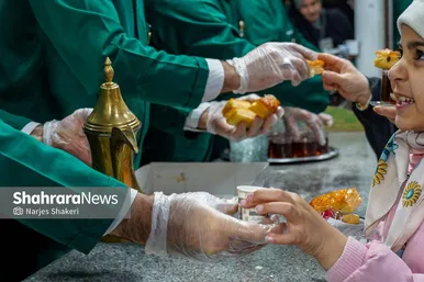گزارش تصویری | حال و هوای حرم مطهر رضوی در شب نیمه شعبان
